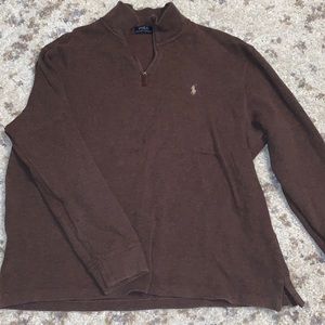 Men’s Polo quarter zip sweater